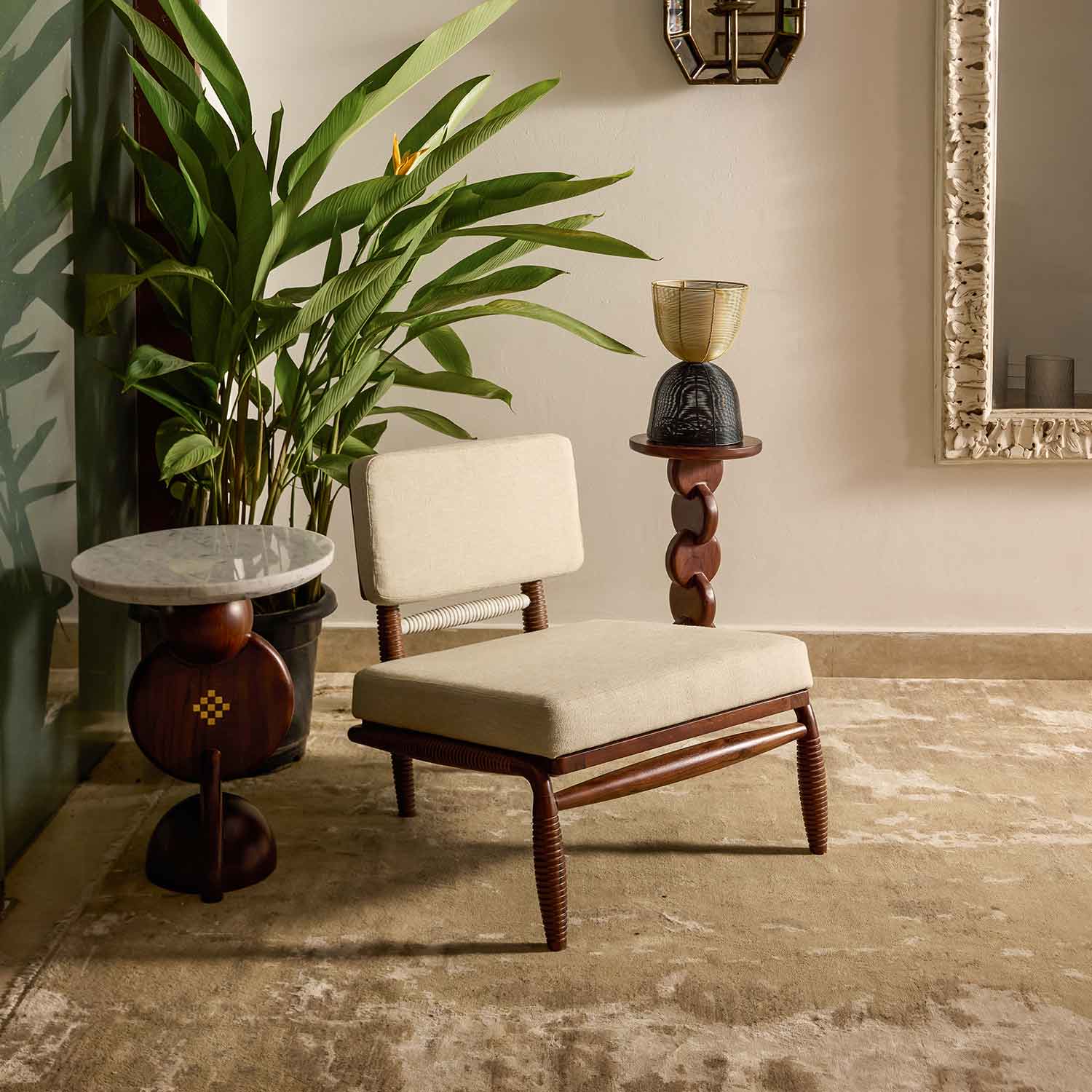 Retro Accent Chair